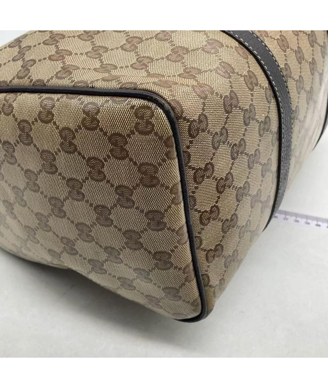 GUCCI Бежевая дорожная/спортивная сумка, фото 7