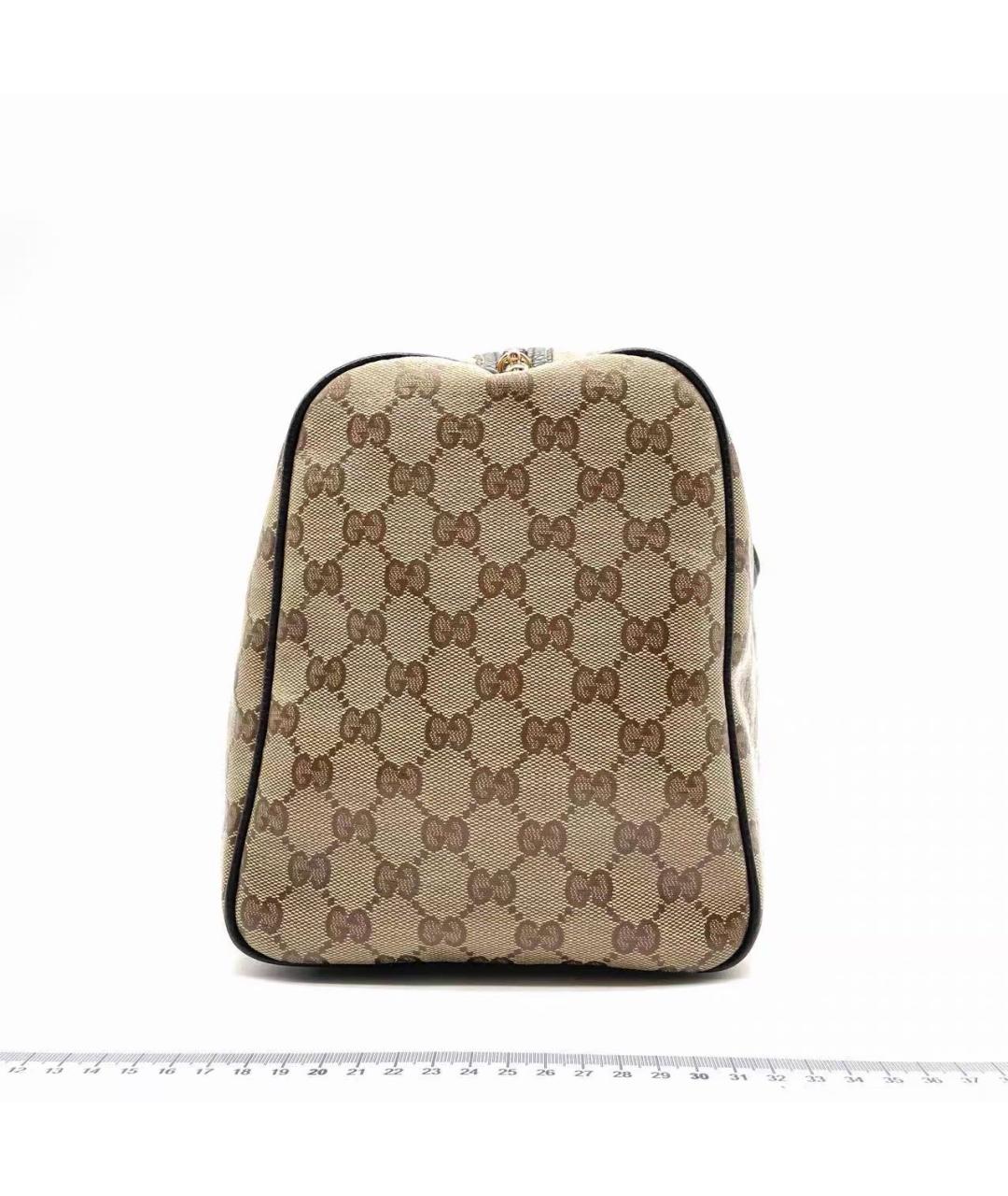 GUCCI Бежевая дорожная/спортивная сумка, фото 6