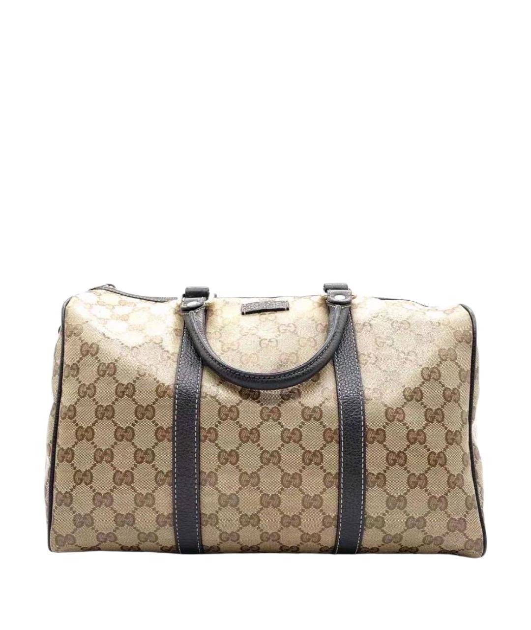 GUCCI Бежевая дорожная/спортивная сумка, фото 1