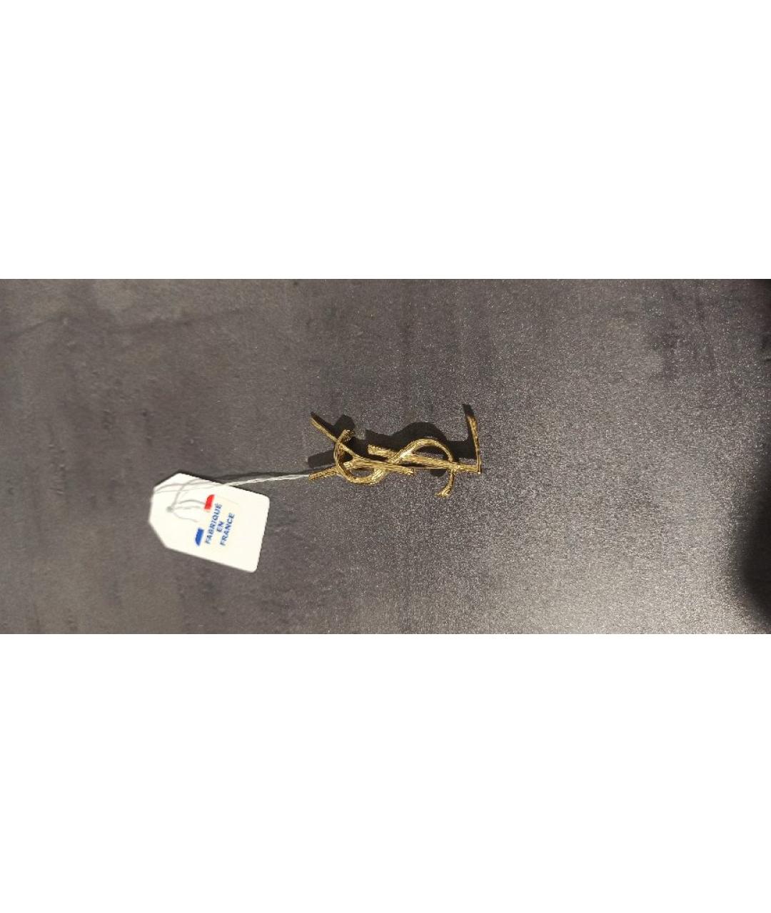 SAINT LAURENT Золотая булавка / брошь, фото 7