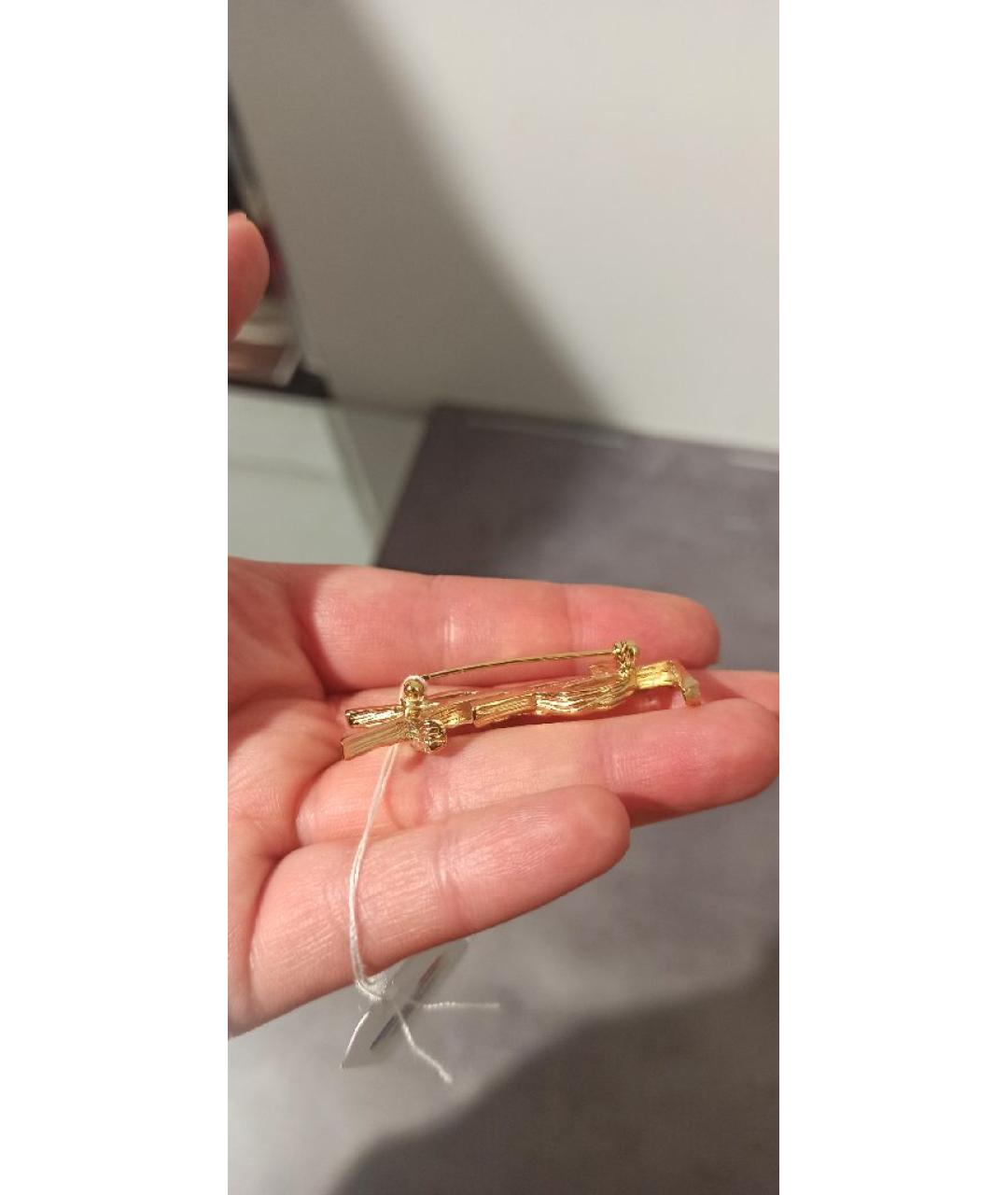 SAINT LAURENT Золотая булавка / брошь, фото 3