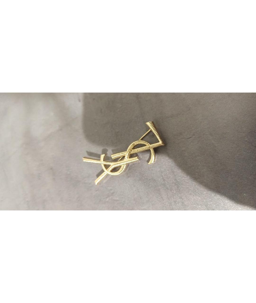 SAINT LAURENT Золотая булавка / брошь, фото 2