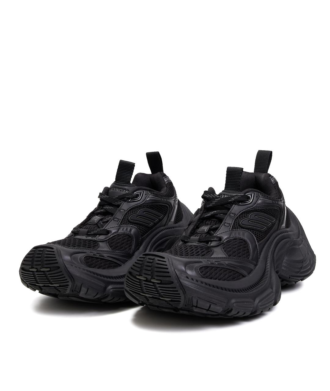 BALENCIAGA Черные текстильные кроссовки, фото 2