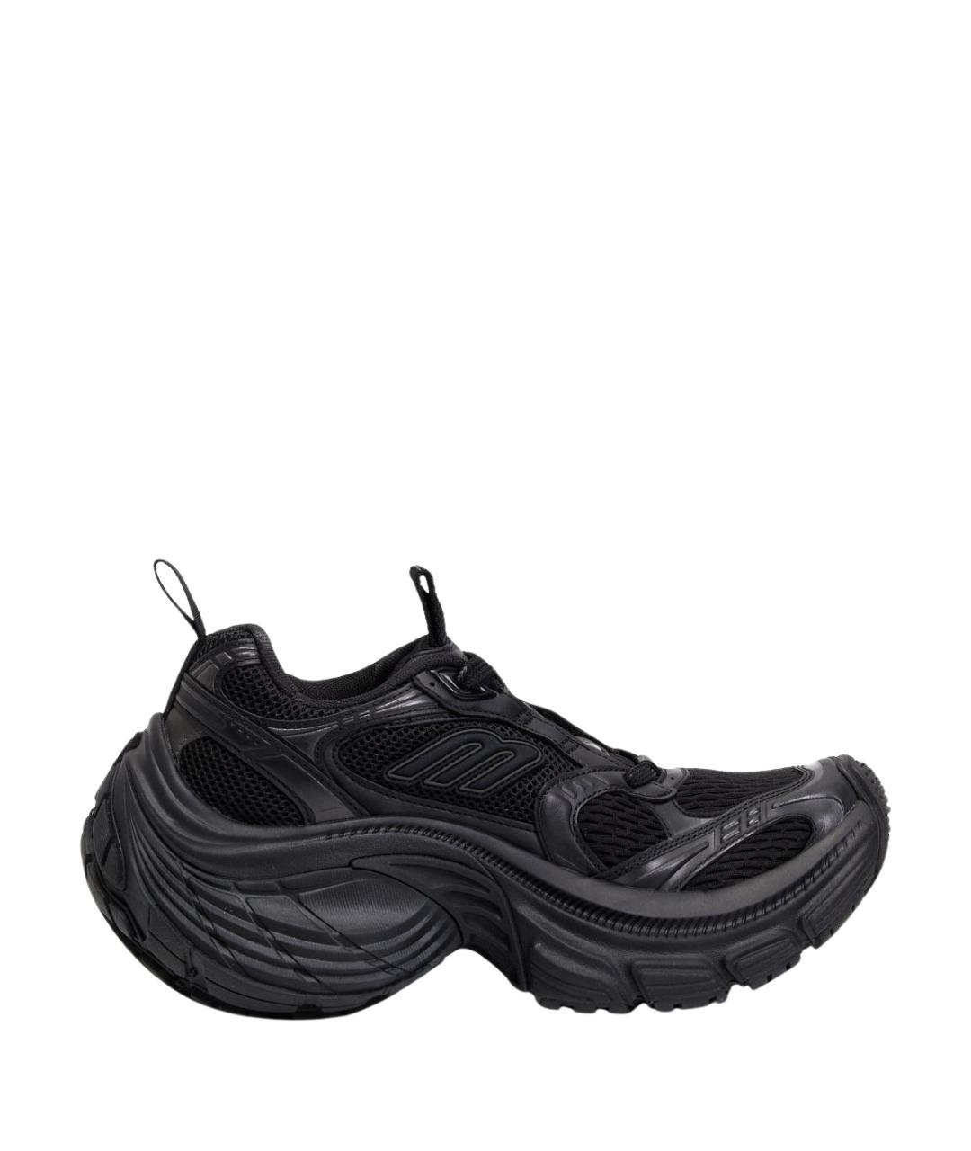 BALENCIAGA Черные текстильные кроссовки, фото 1