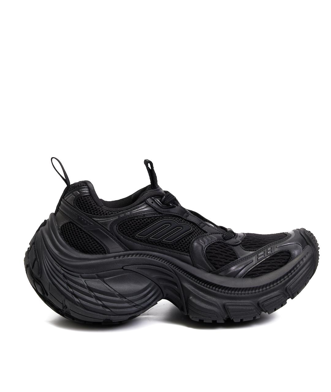 BALENCIAGA Черные текстильные кроссовки, фото 8