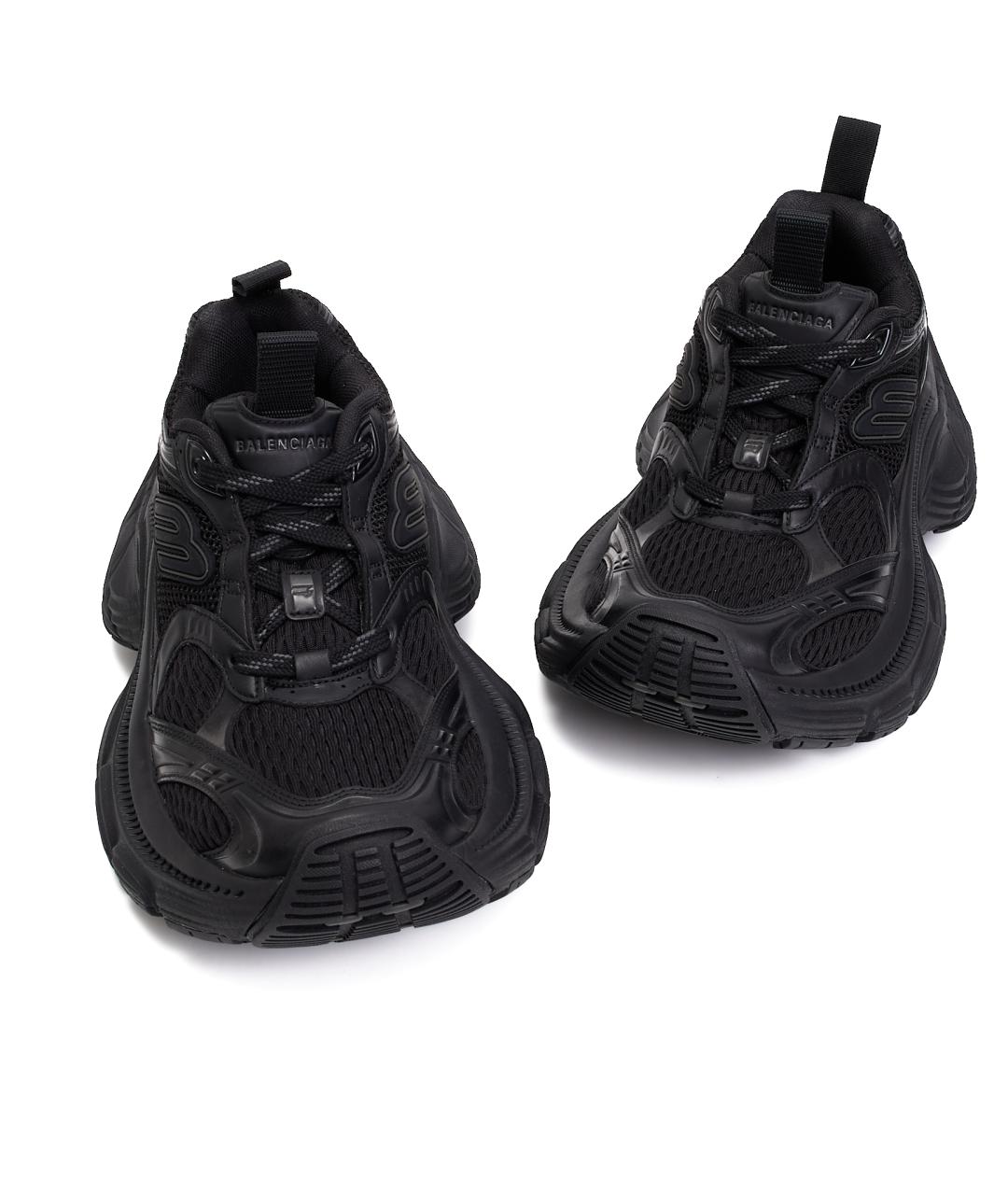 BALENCIAGA Черные текстильные кроссовки, фото 3