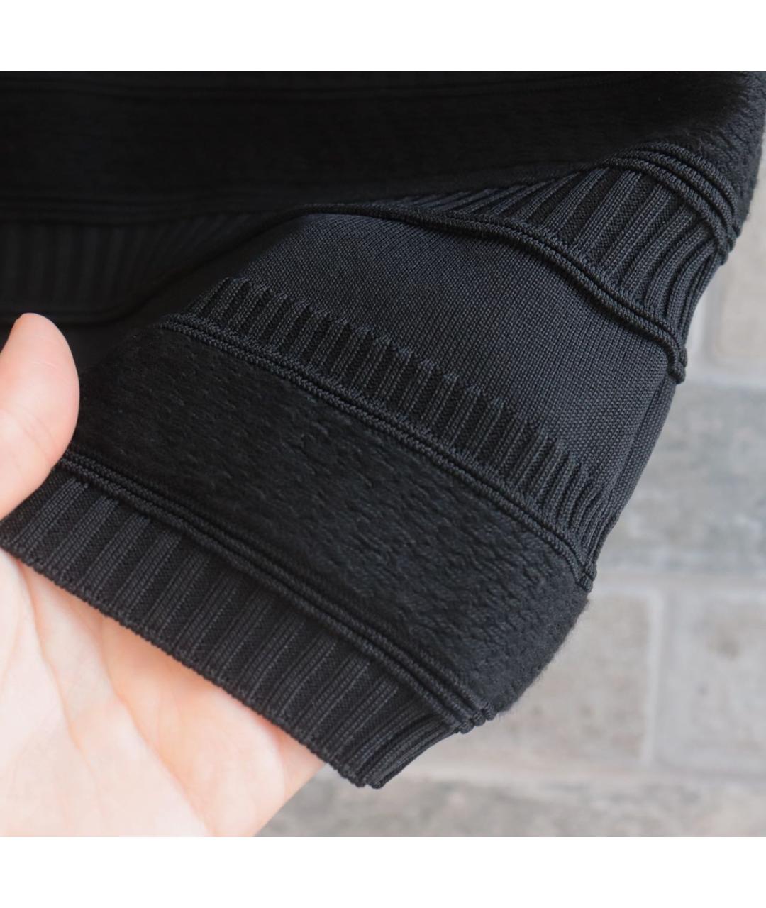 ROBERTO CAVALLI Черная шерстяная блузы, фото 5