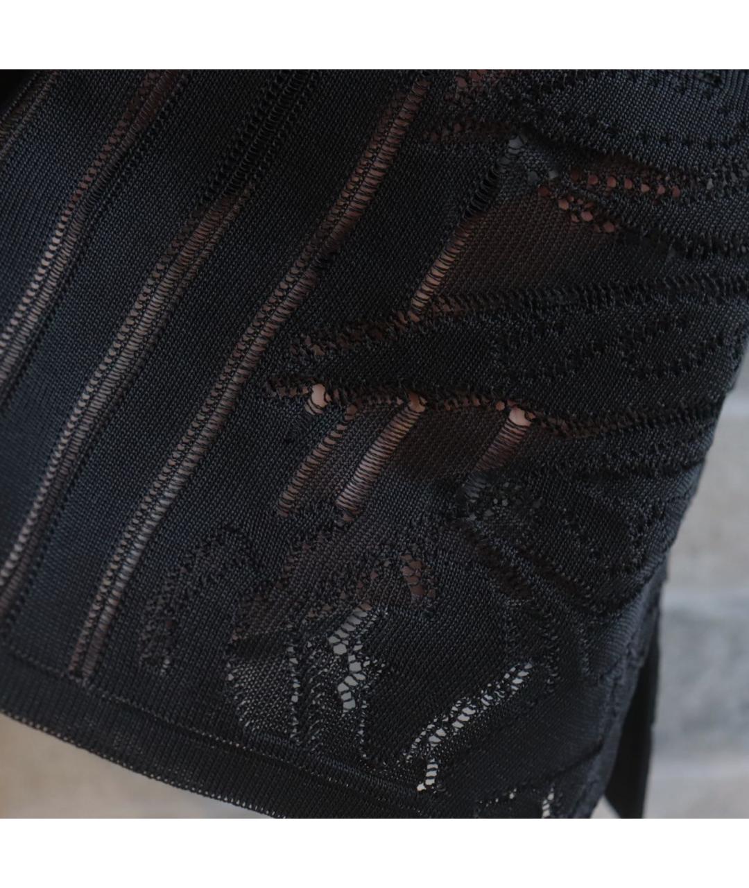 ROBERTO CAVALLI Черная вискозная блузы, фото 6