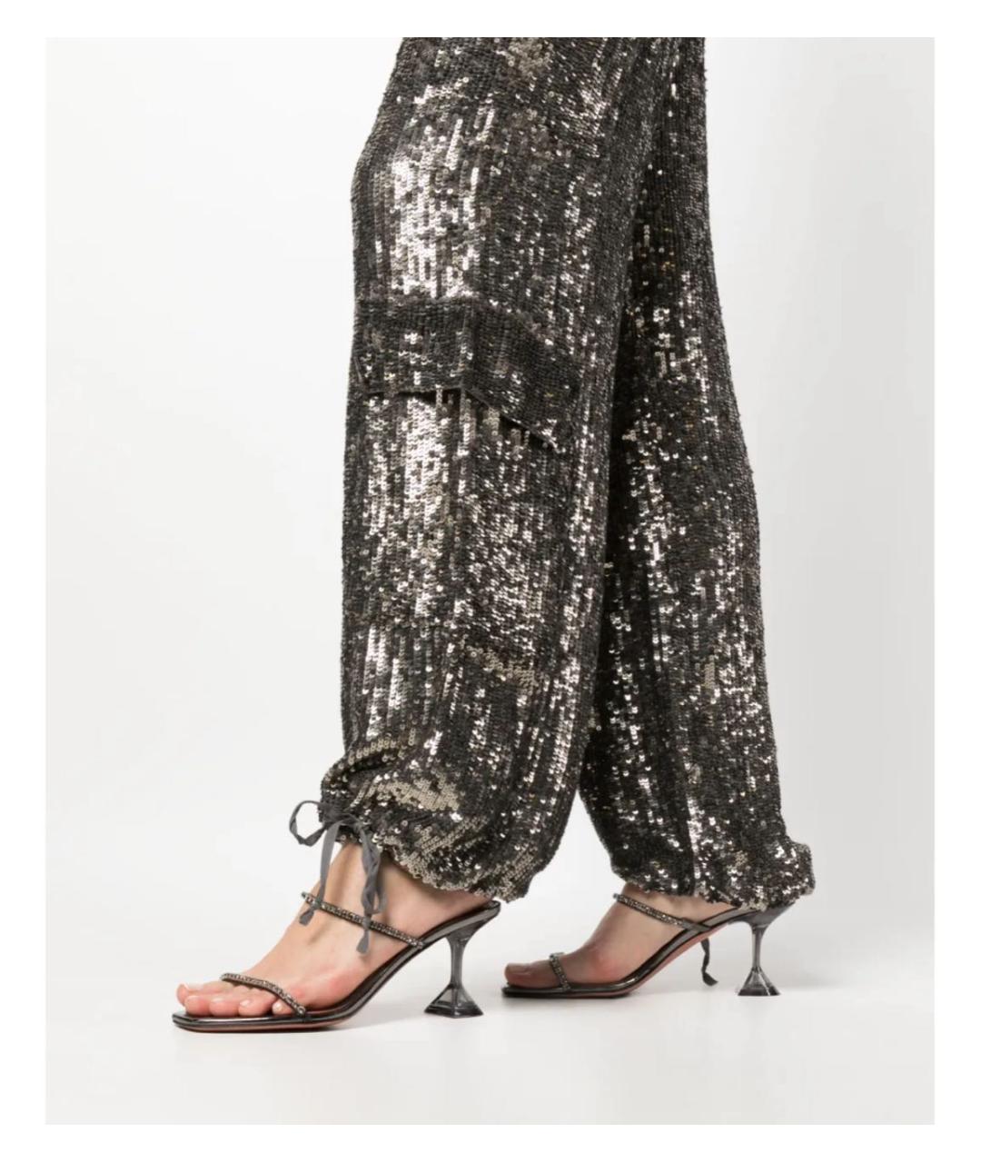 P.A.R.O.S.H. Серебряные брюки широкие, фото 4