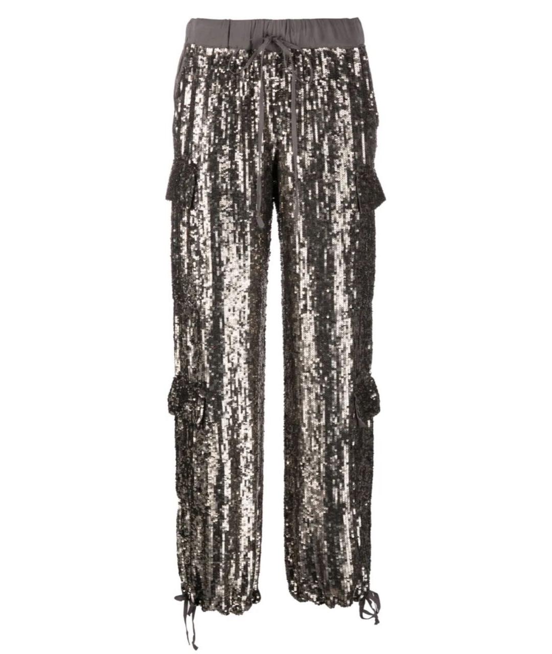 P.A.R.O.S.H. Серебряные брюки широкие, фото 1