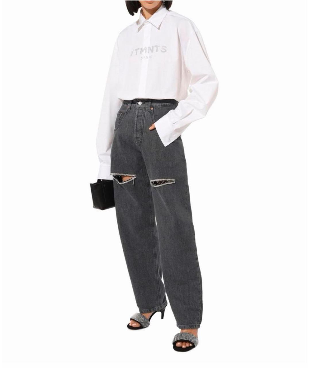 VETEMENTS Белая хлопковая рубашка, фото 5