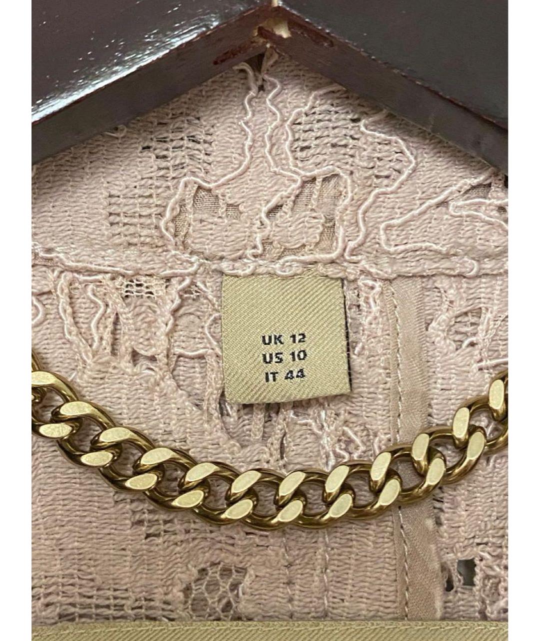 BURBERRY Бежевый кружевной тренч/плащ, фото 3