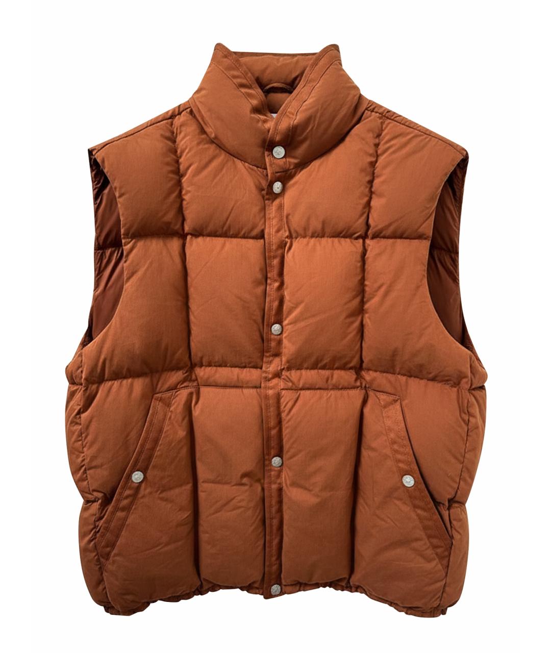 STONE ISLAND Оранжевый хлопковый жилет, фото 1