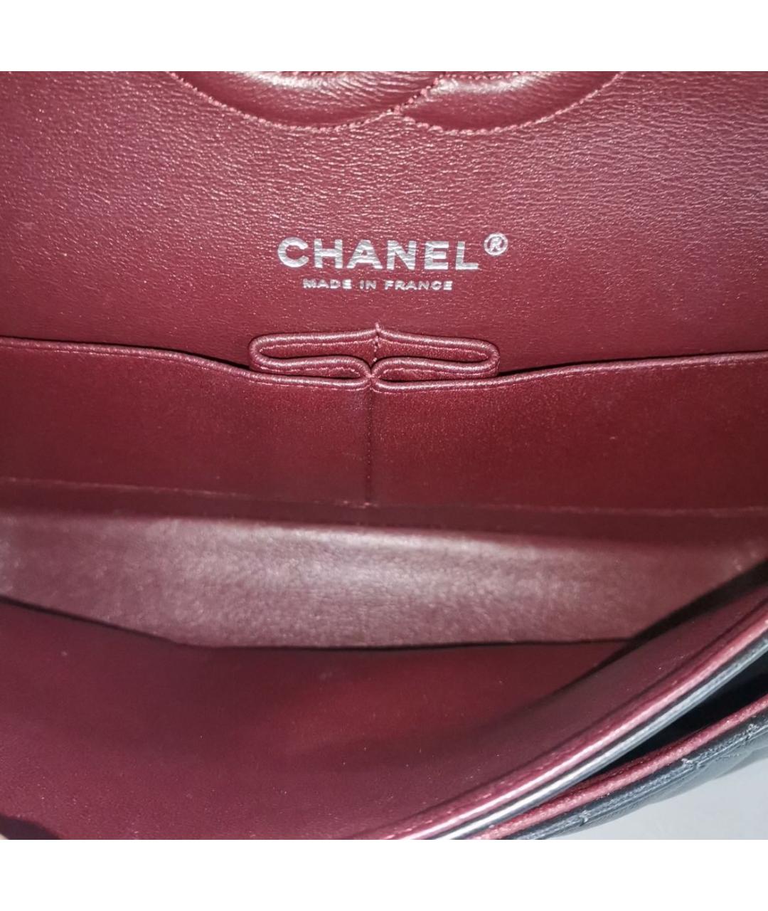 CHANEL Черная кожаная сумка через плечо, фото 5