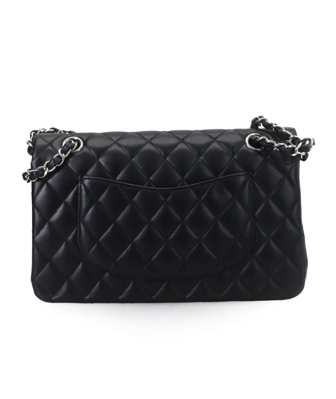CHANEL Черная кожаная сумка через плечо, фото 2