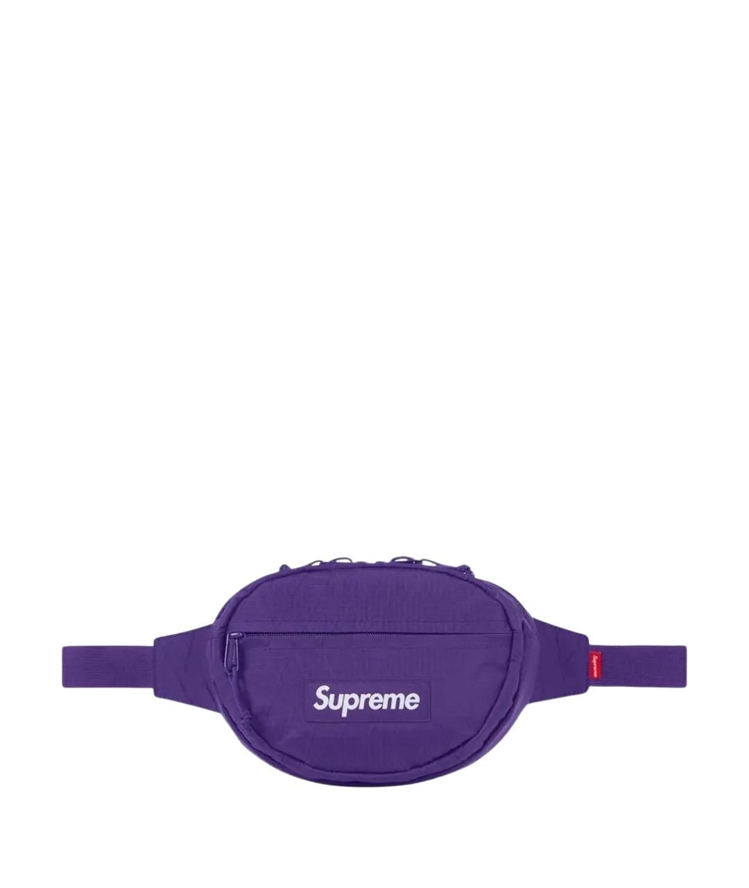 SUPREME Фиолетовая поясная сумка, фото 1