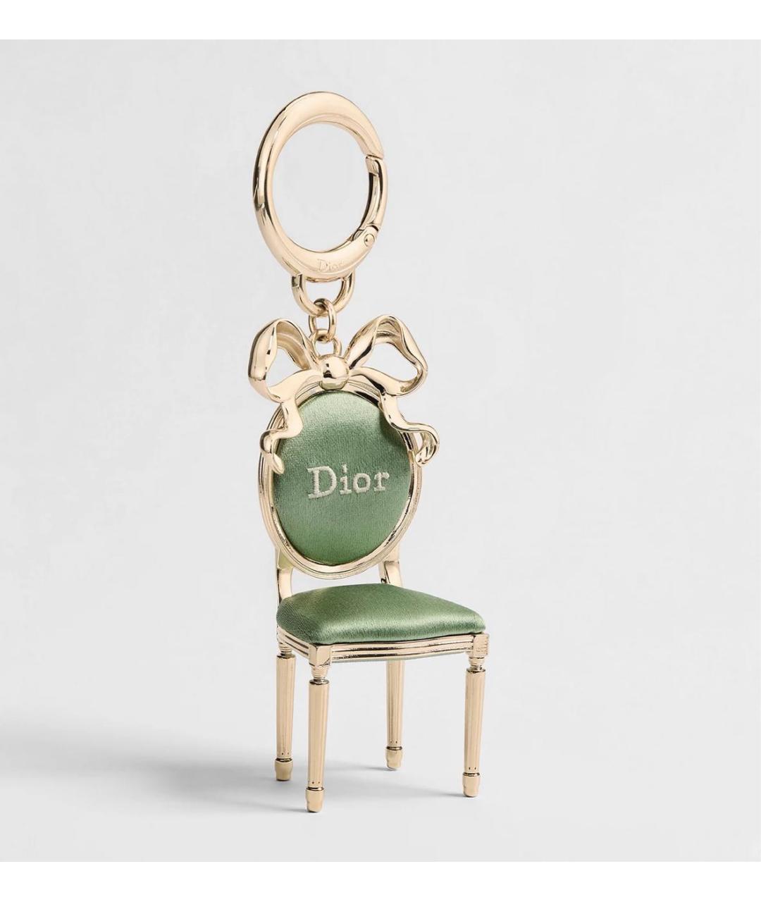 CHRISTIAN DIOR Зеленый брелок, фото 4