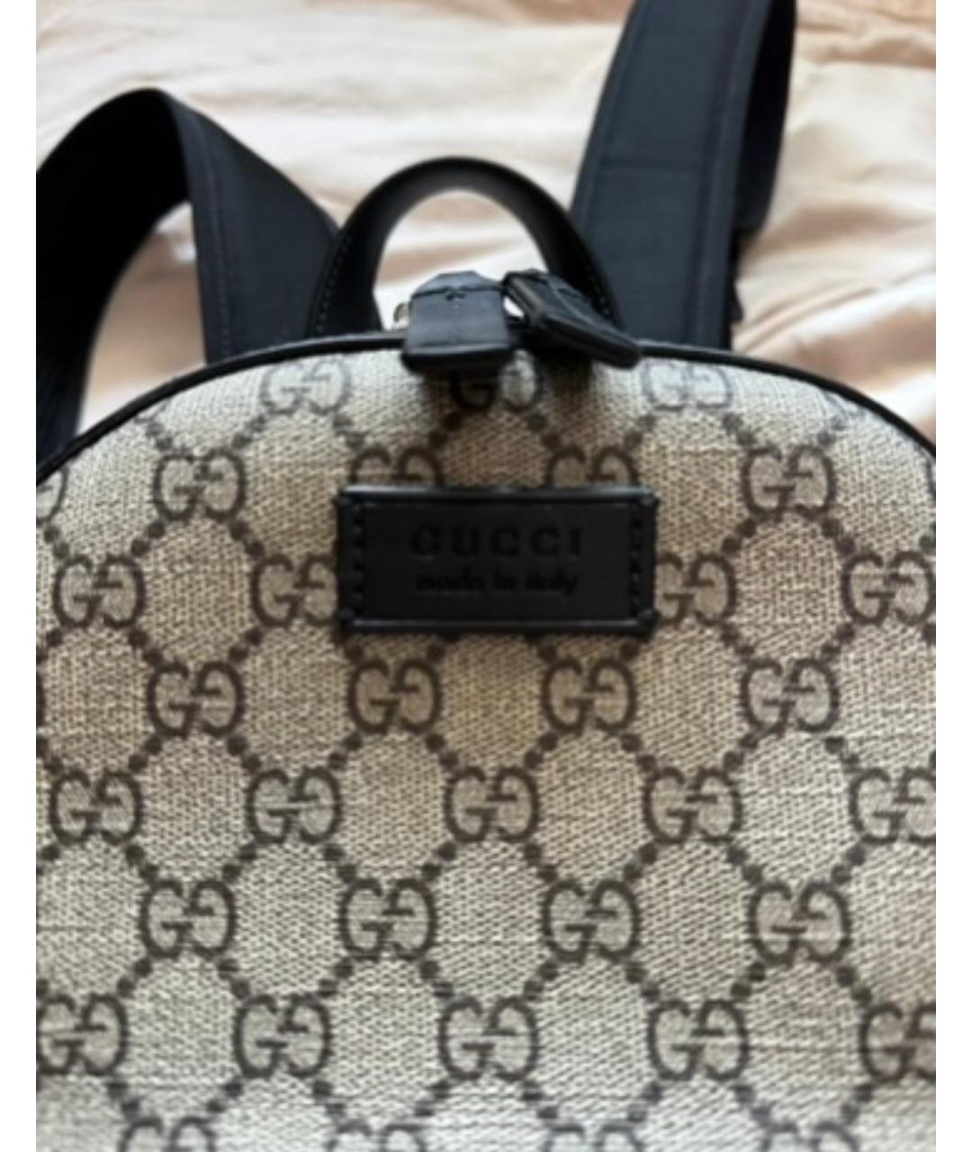 GUCCI Бежевый рюкзак, фото 4