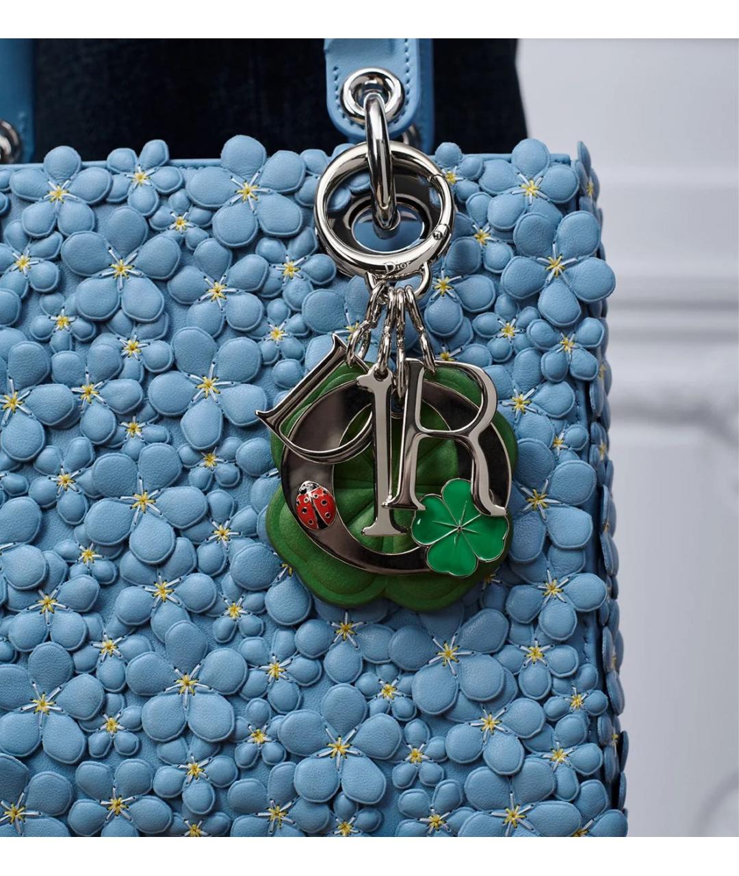 CHRISTIAN DIOR Серебрянный брелок, фото 3