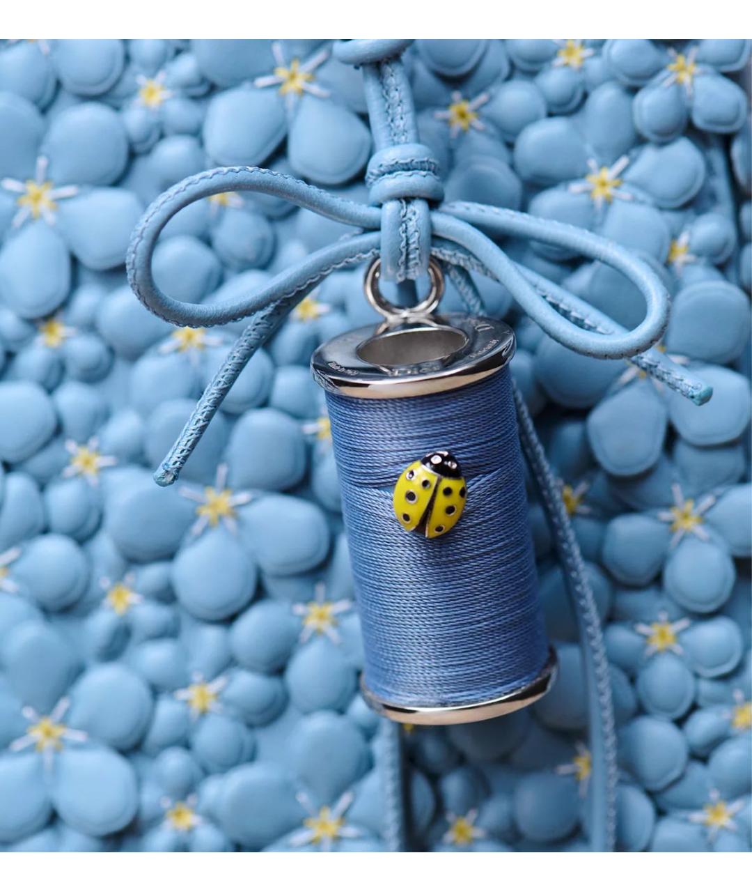 CHRISTIAN DIOR Голубой брелок, фото 2