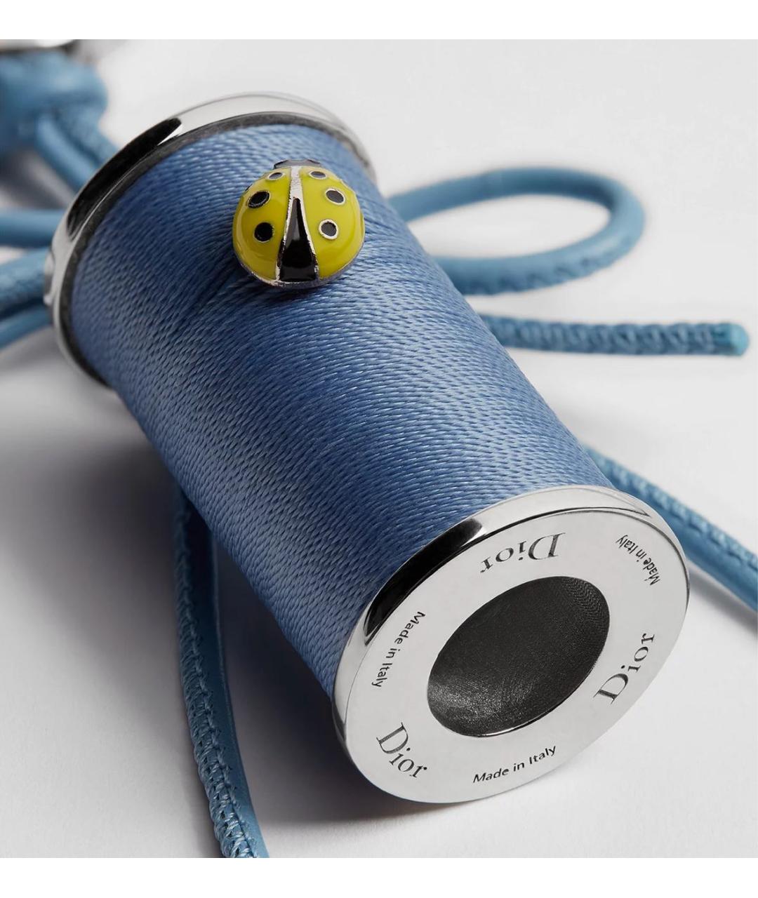 CHRISTIAN DIOR Голубой брелок, фото 3