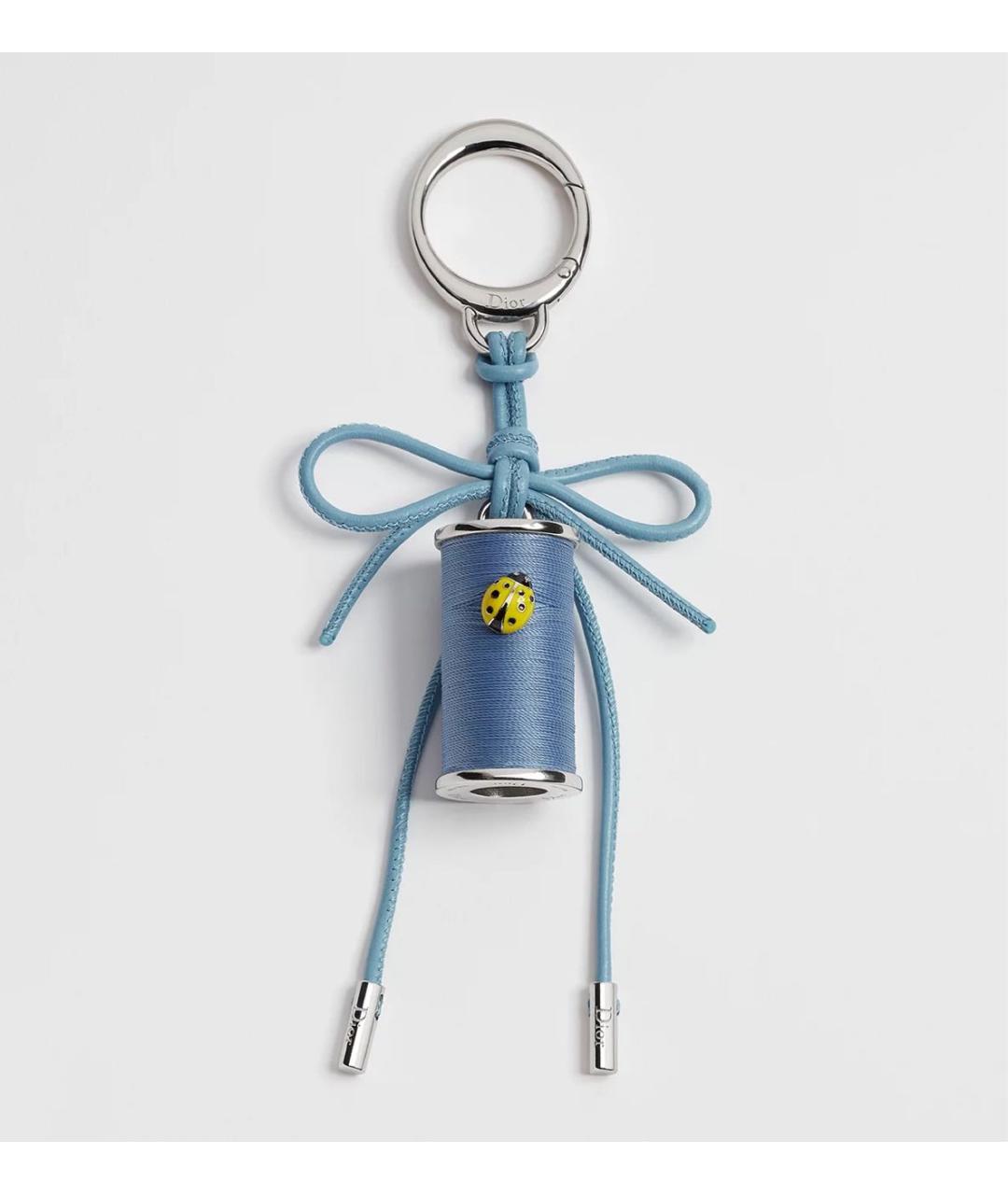 CHRISTIAN DIOR Голубой брелок, фото 4
