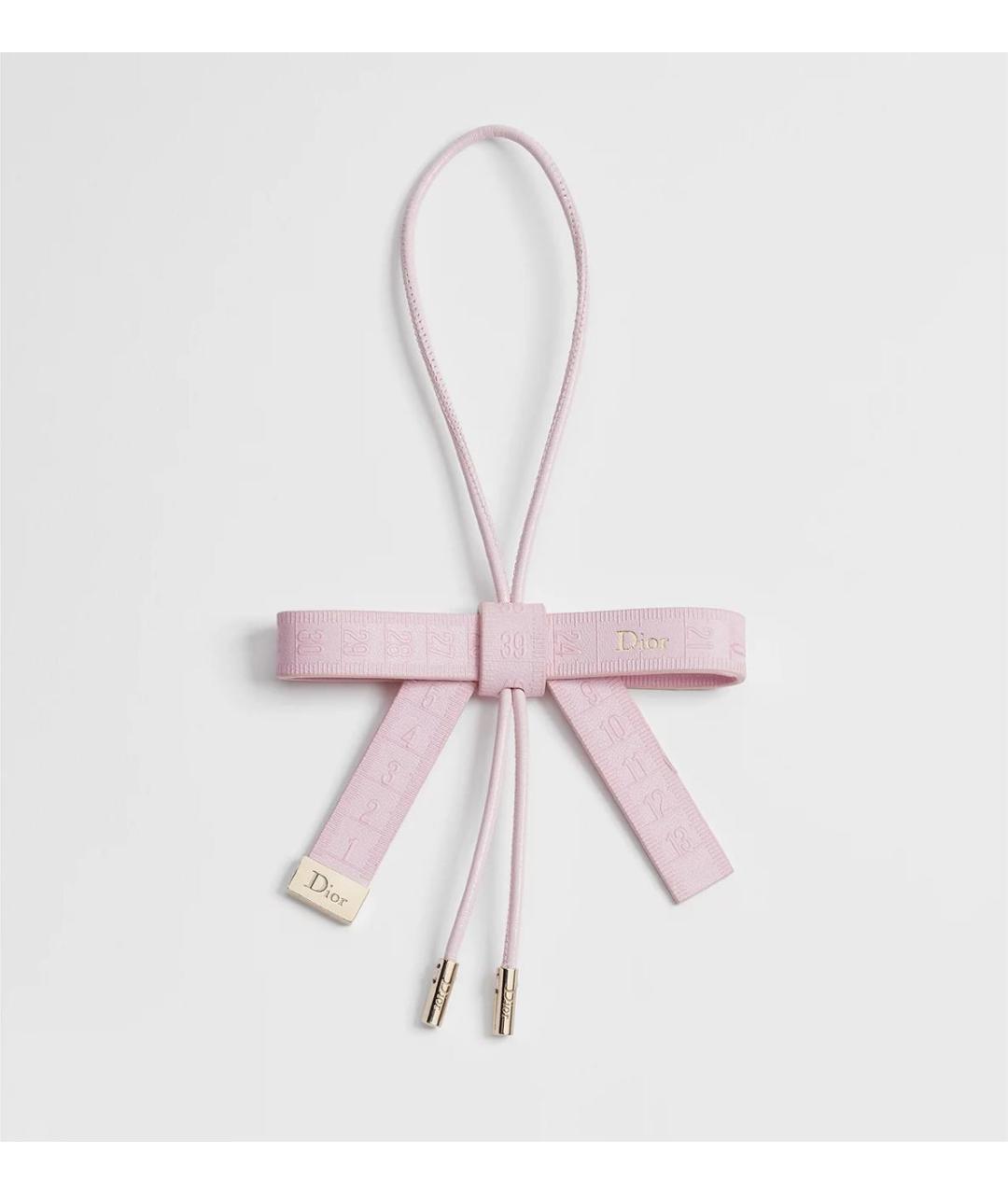 CHRISTIAN DIOR Розовый брелок, фото 4