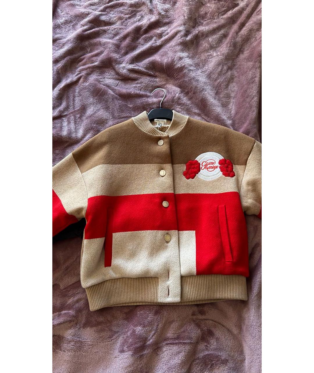 HERMES Бежевая кашемировая куртка, фото 2