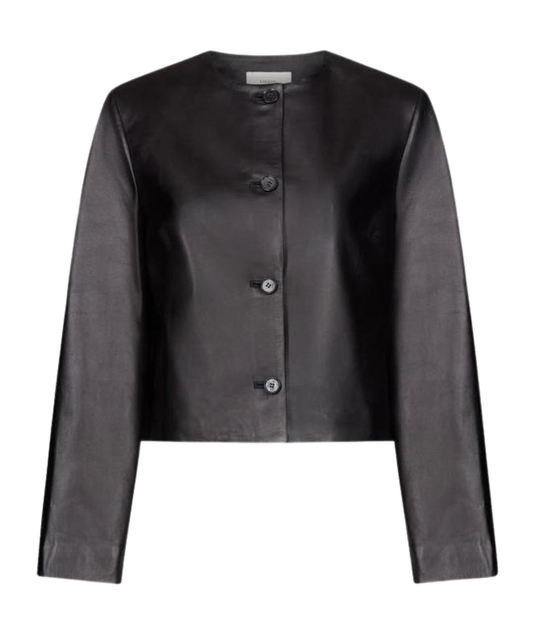 LOULOU DE SAISON Черная кожаная куртка, фото 1