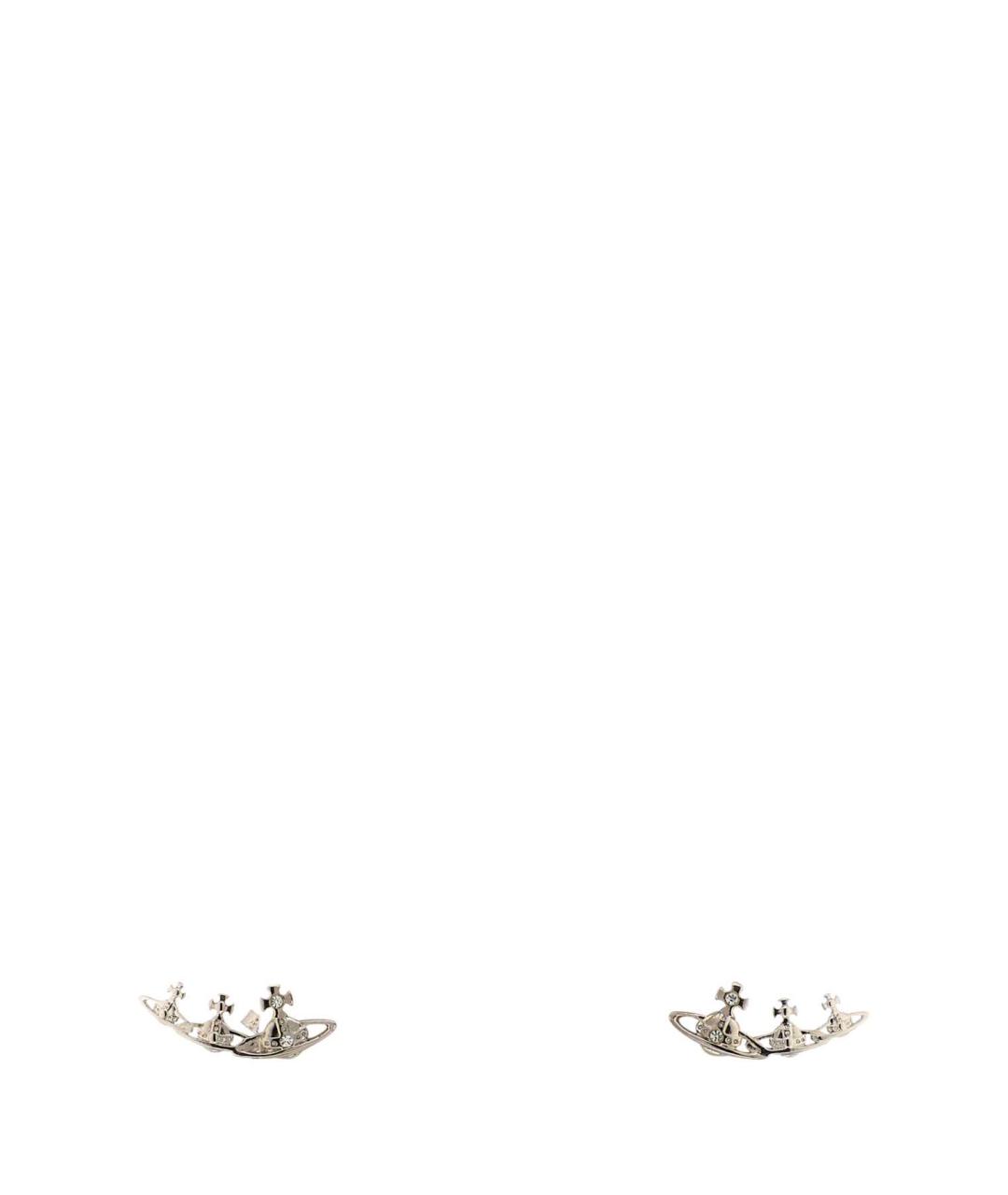 VIVIENNE WESTWOOD Серебряные металлические серьги, фото 2