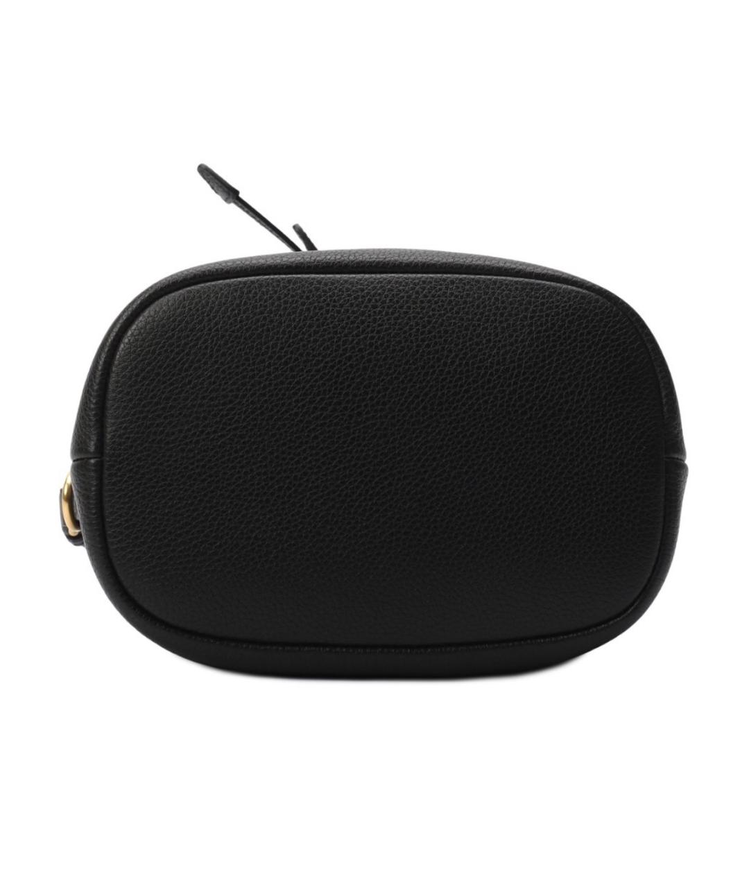 PRADA Черная кожаная сумка через плечо, фото 6