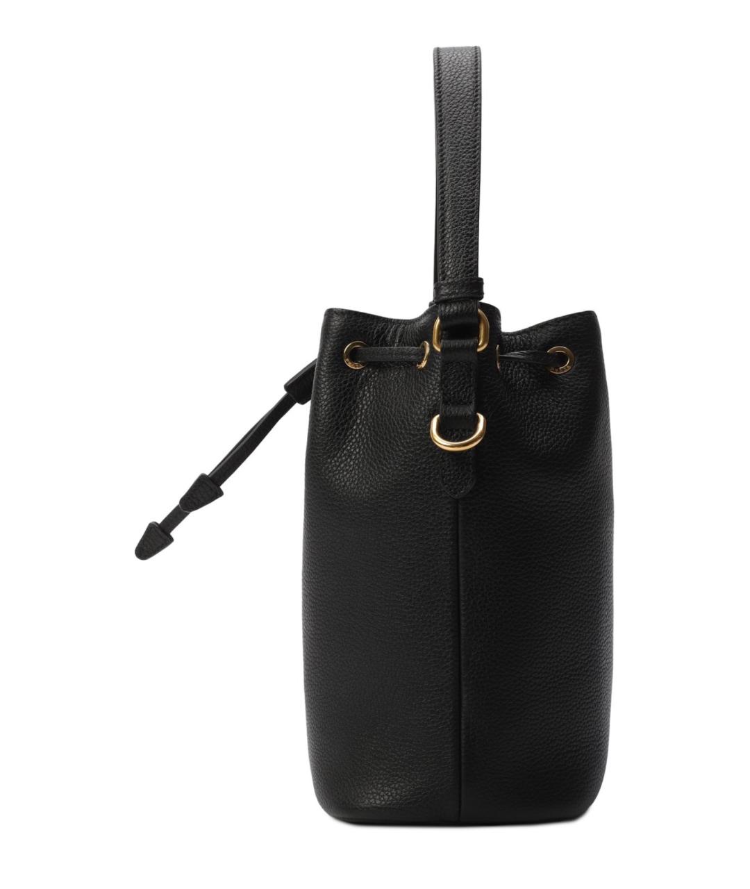 PRADA Черная кожаная сумка через плечо, фото 2