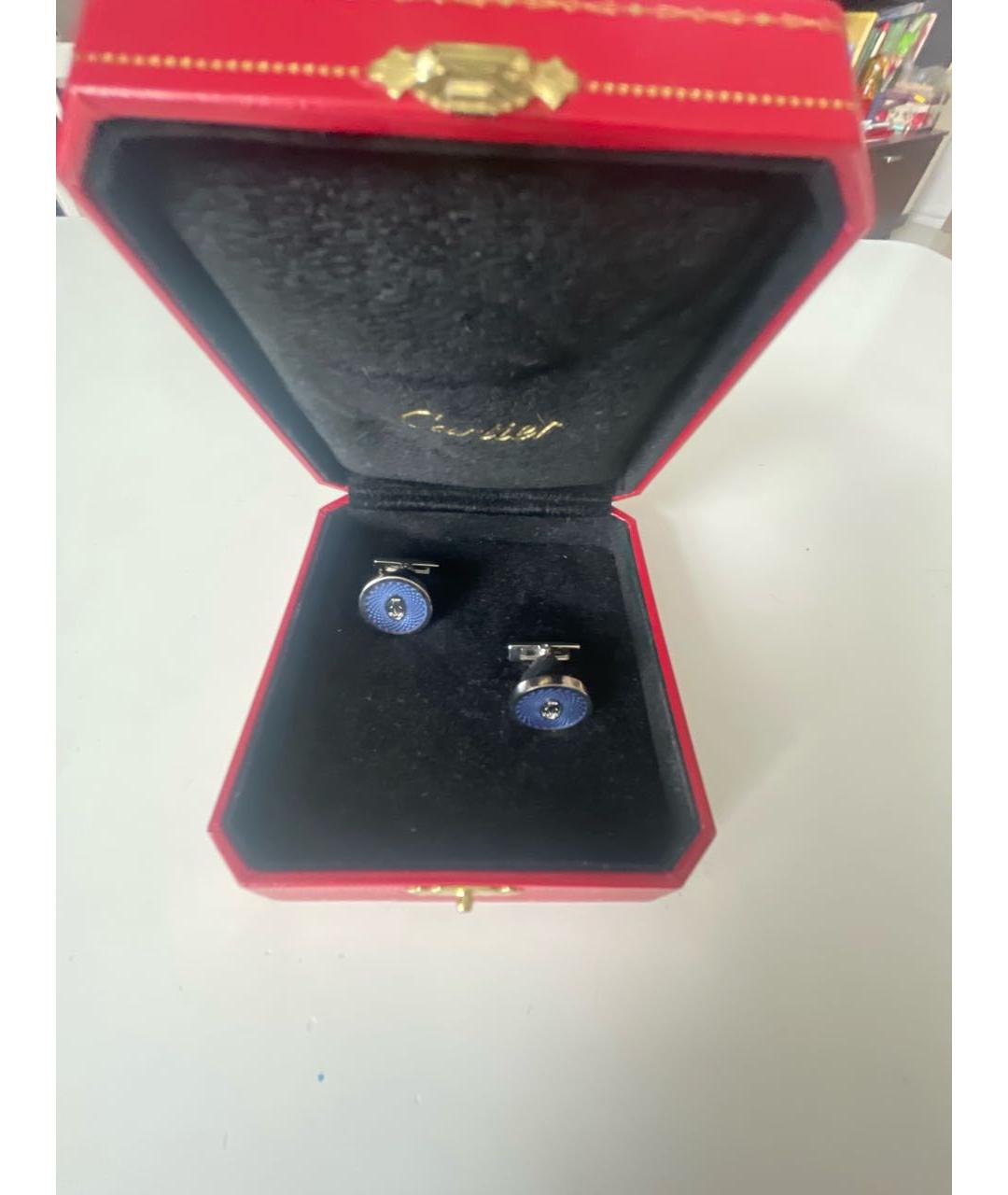 CARTIER Голубые запонки, фото 7