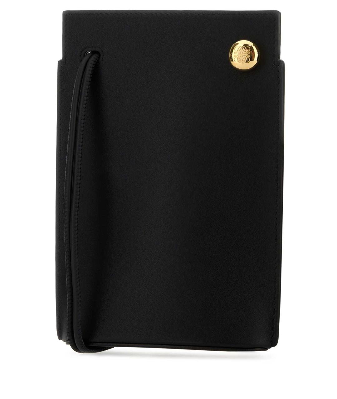 LOEWE Черная кожаная сумка через плечо, фото 2