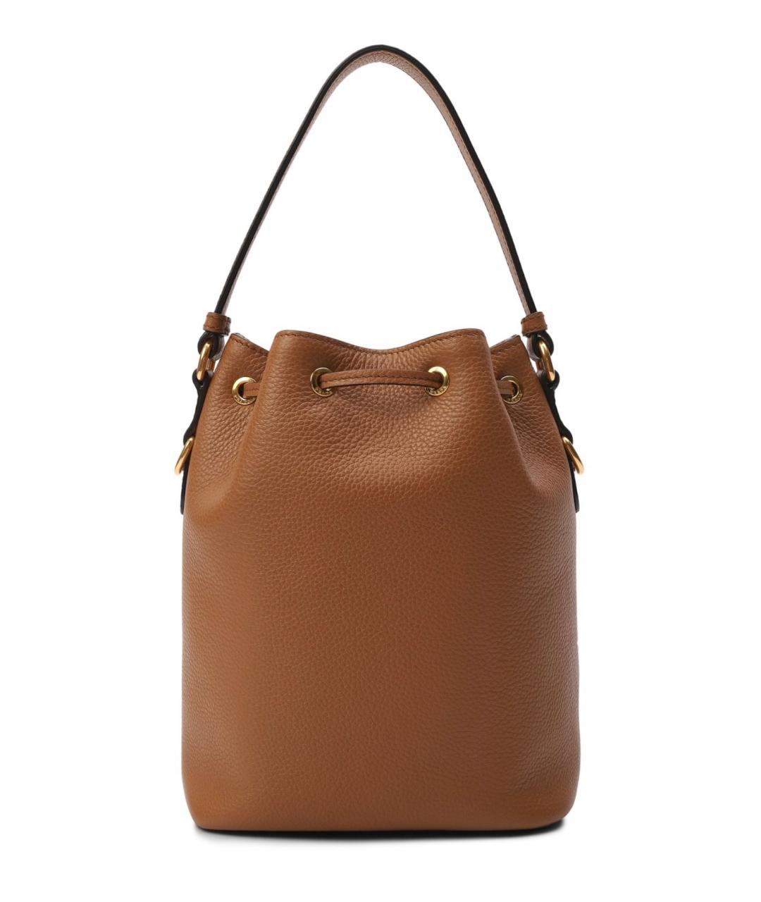 PRADA Черная кожаная сумка через плечо, фото 3