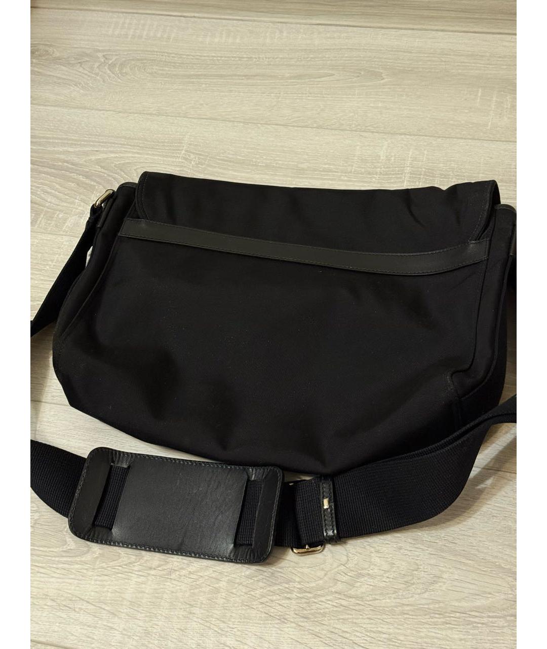 GUCCI Черная тканевая сумка на плечо, фото 7