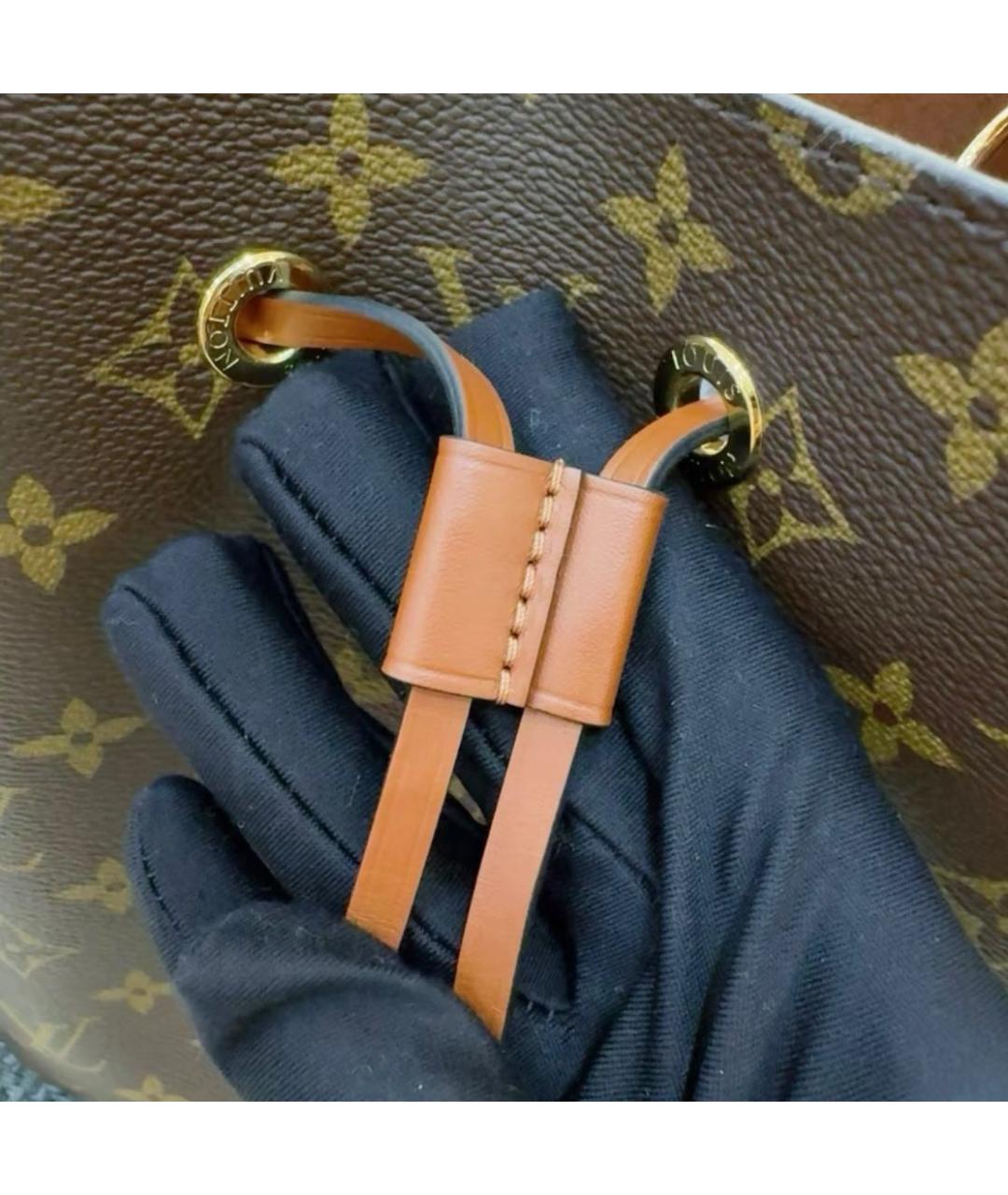 LOUIS VUITTON Коричневая сумка через плечо, фото 3