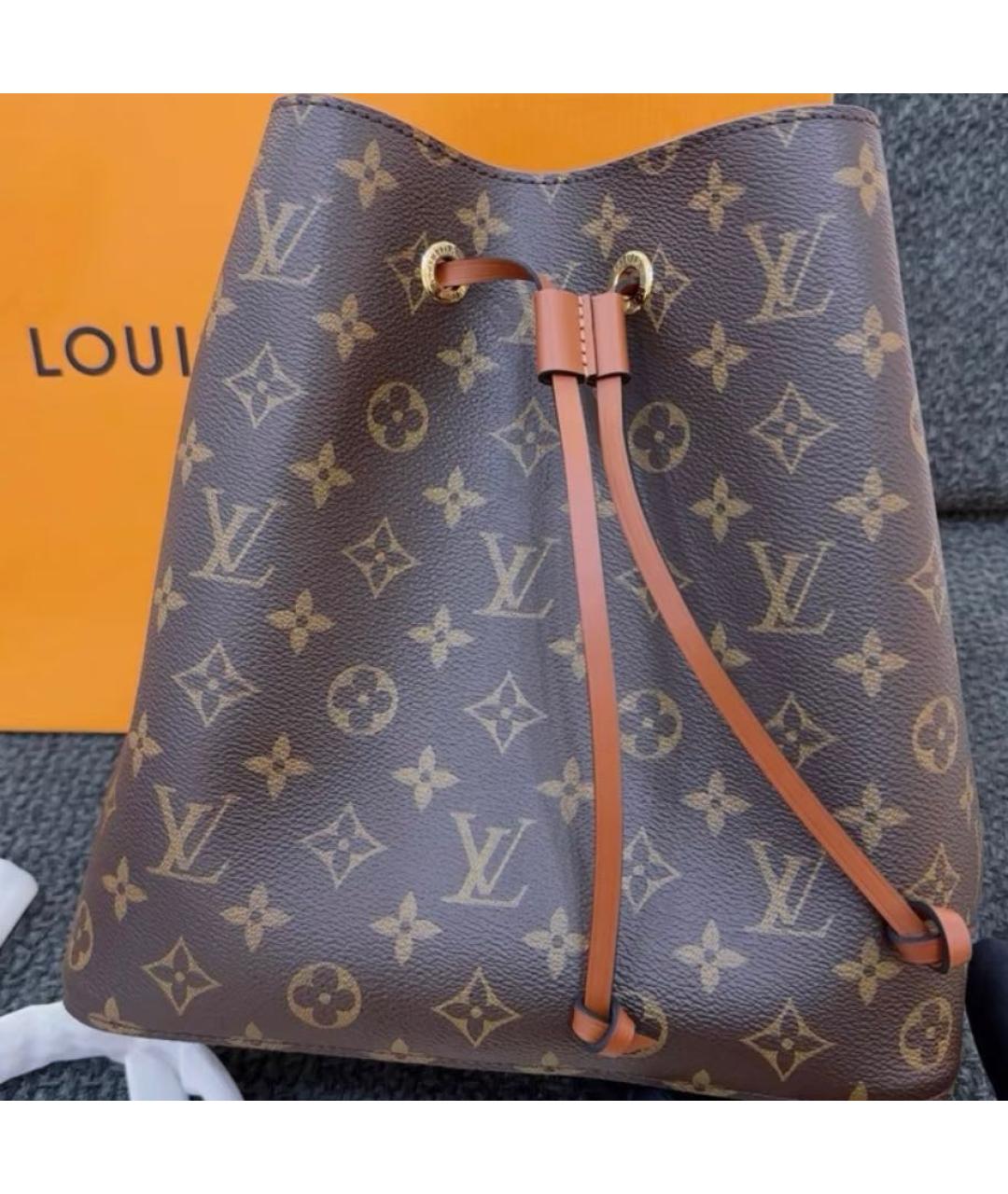 LOUIS VUITTON Коричневая сумка через плечо, фото 2