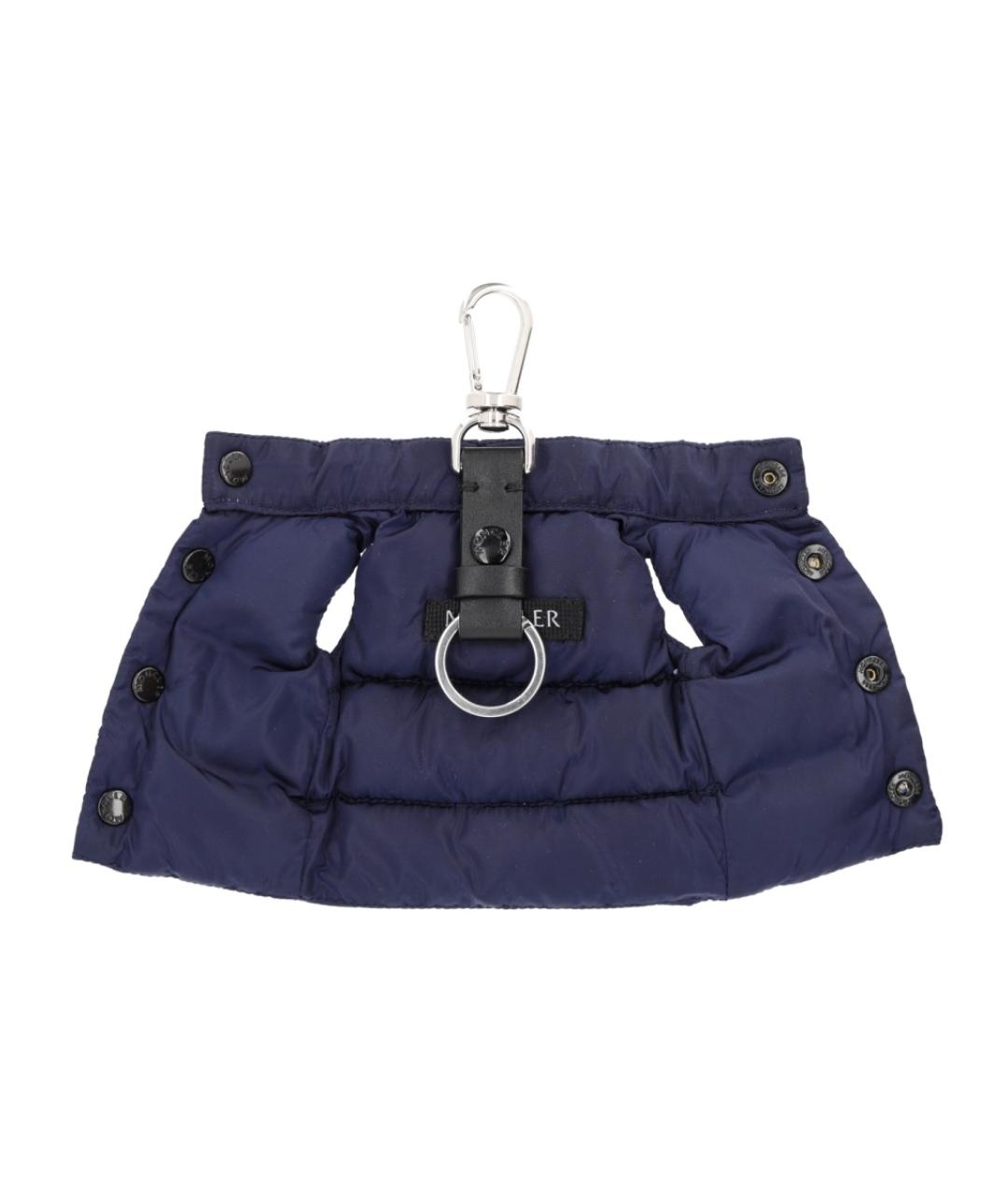 MONCLER Синий брелок, фото 2