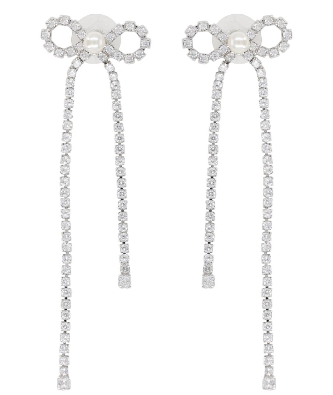 SELF-PORTRAIT Серебряные металлические серьги, фото 1