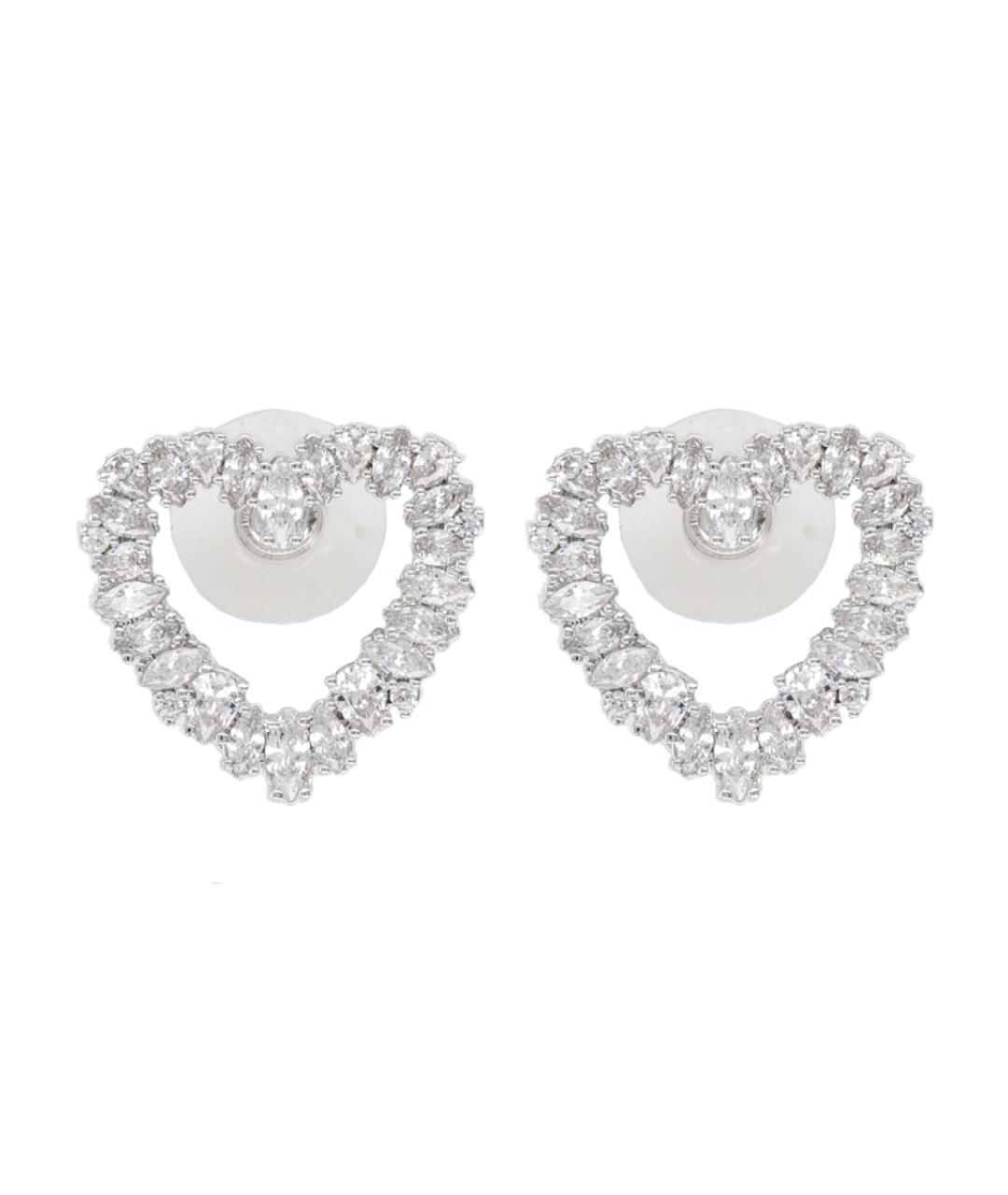 SELF-PORTRAIT Серебряные металлические серьги, фото 1