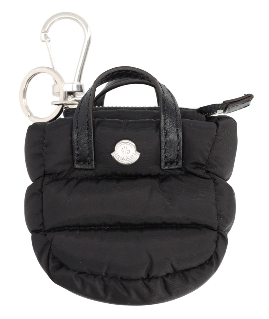 MONCLER Черный брелок, фото 1