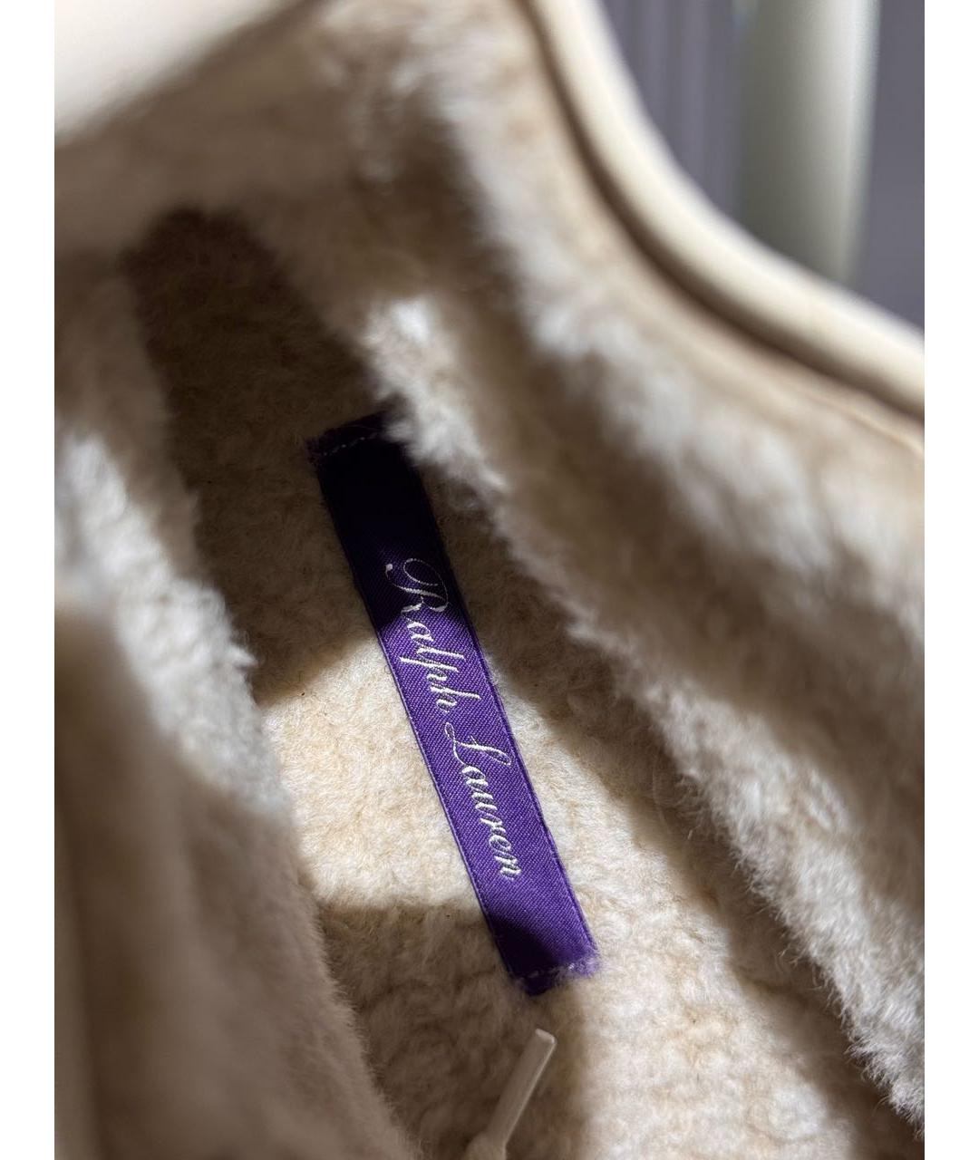 RALPH LAUREN COLLECTION Белые замшевые кеды, фото 8