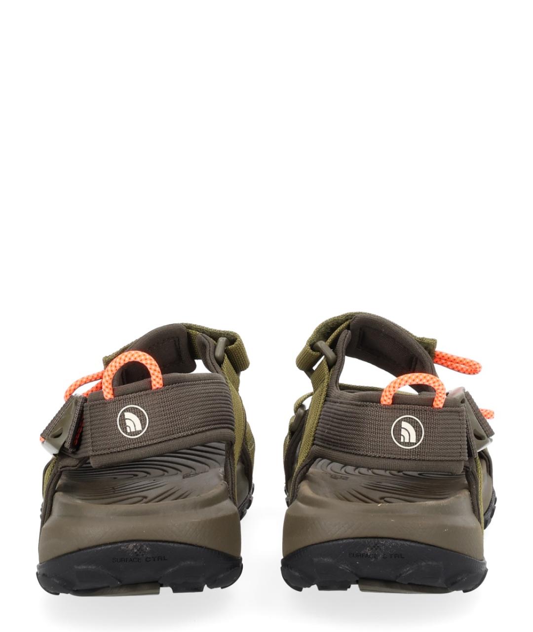 THE NORTH FACE Хаки текстильные босоножки, фото 4