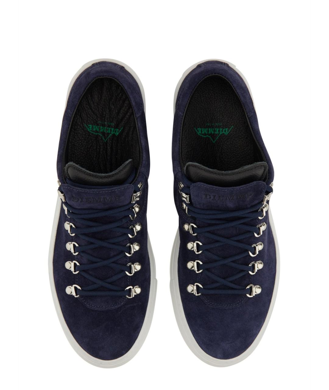 DIEMME Синие замшевые низкие кроссовки / кеды, фото 4