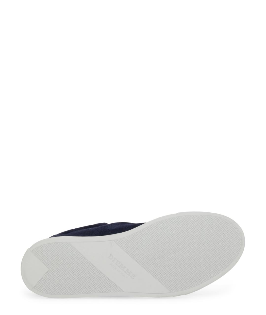 DIEMME Синие замшевые низкие кроссовки / кеды, фото 3