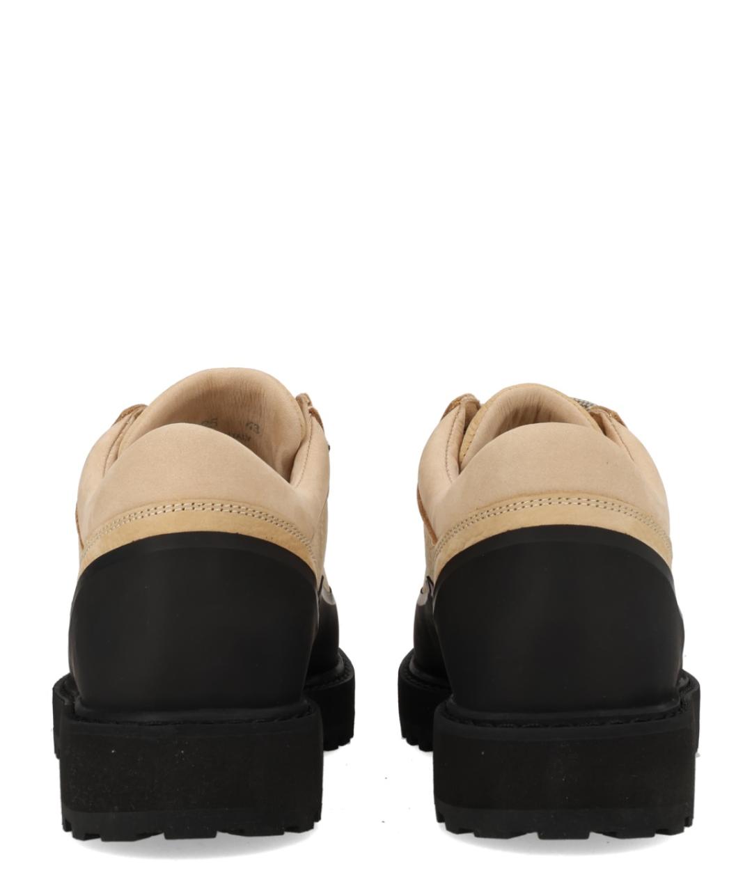 DIEMME Бежевые кожаные низкие ботинки, фото 4