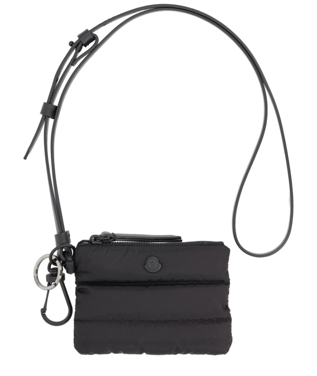 MONCLER Черный брелок, фото 1