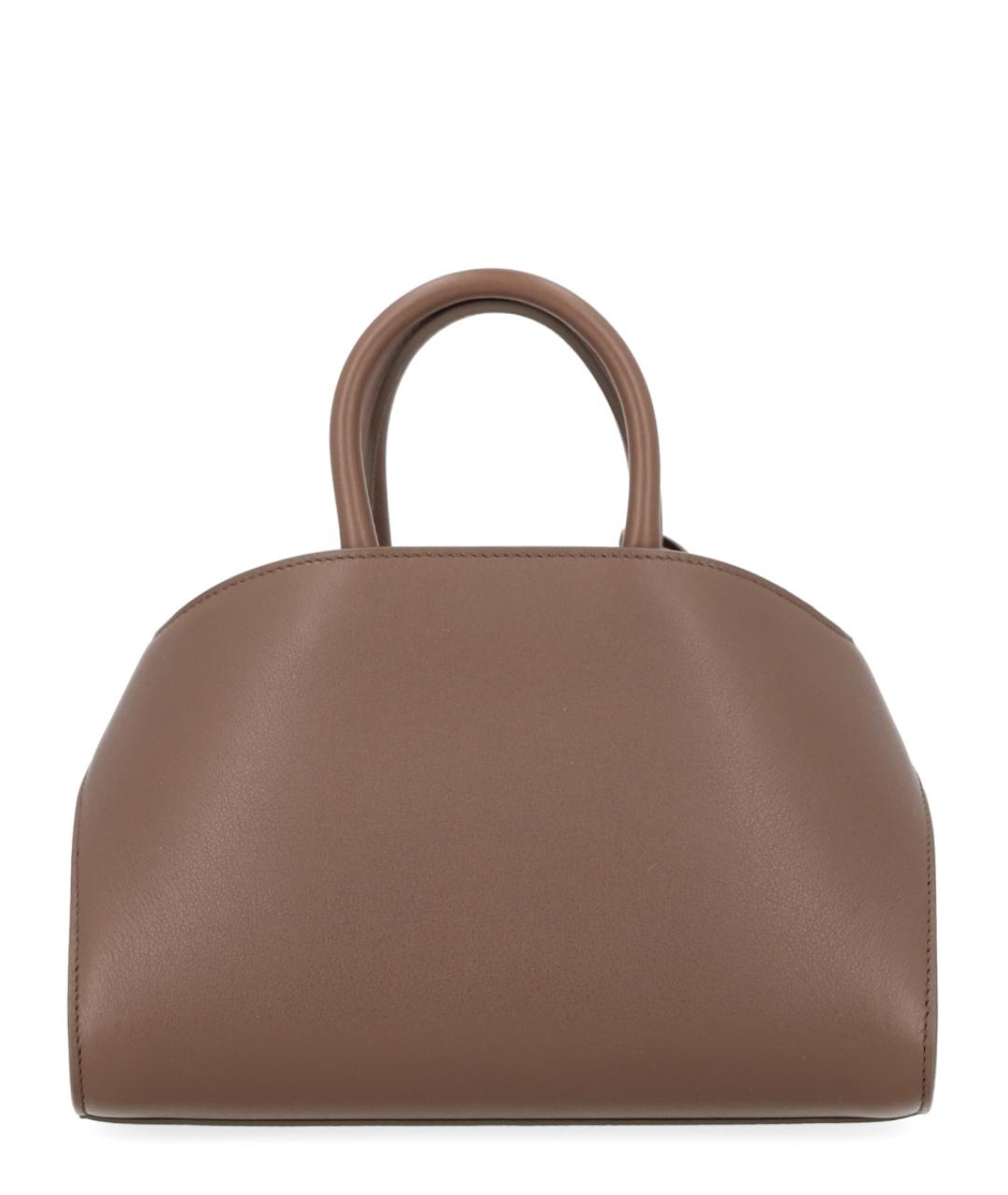 FERRAGAMO Коричневая кожаная сумка тоут, фото 2