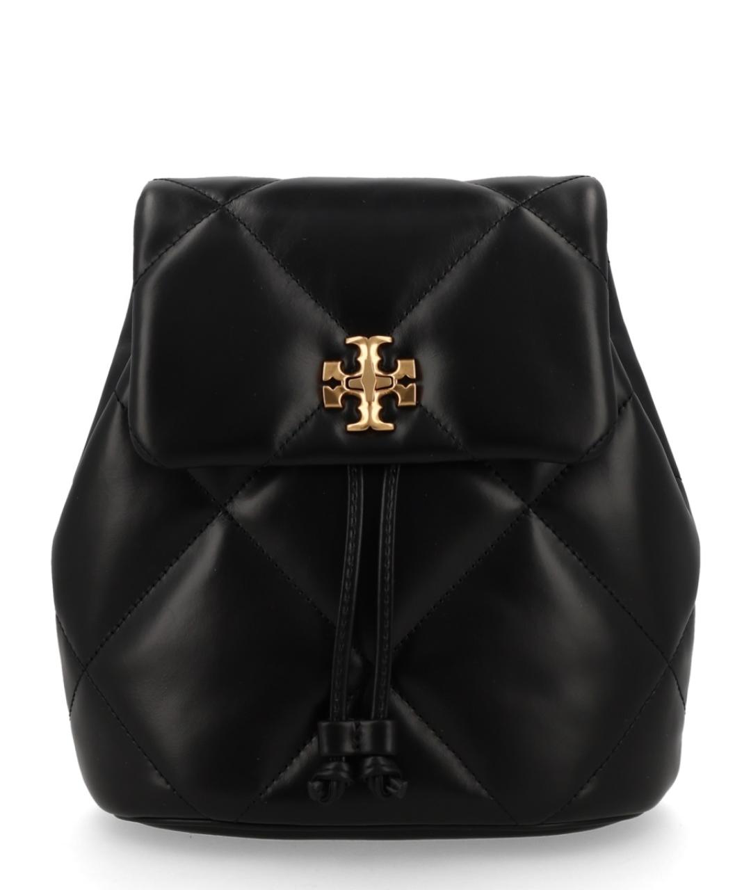 TORY BURCH Черный кожаный рюкзак, фото 1